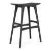 Osso bar kruk 80 - zwart eiken