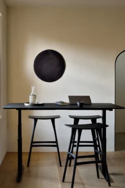 Osso bar kruk 80 - zwart eiken
