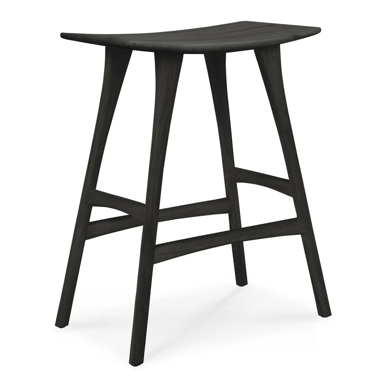 Osso hoge kruk 65 - zwart eiken