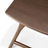 Osso kruk 45 - bruin teak - gelakt