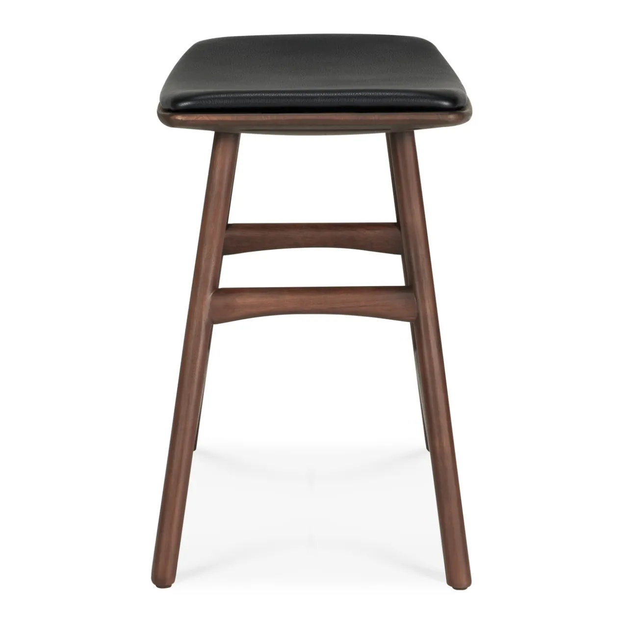 Osso kruk - bruin teak/zwart leer