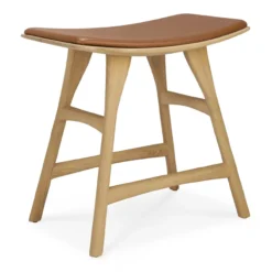 Osso kruk 45 - eiken - cognac leer