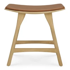 Osso kruk 45 - eiken - cognac leer