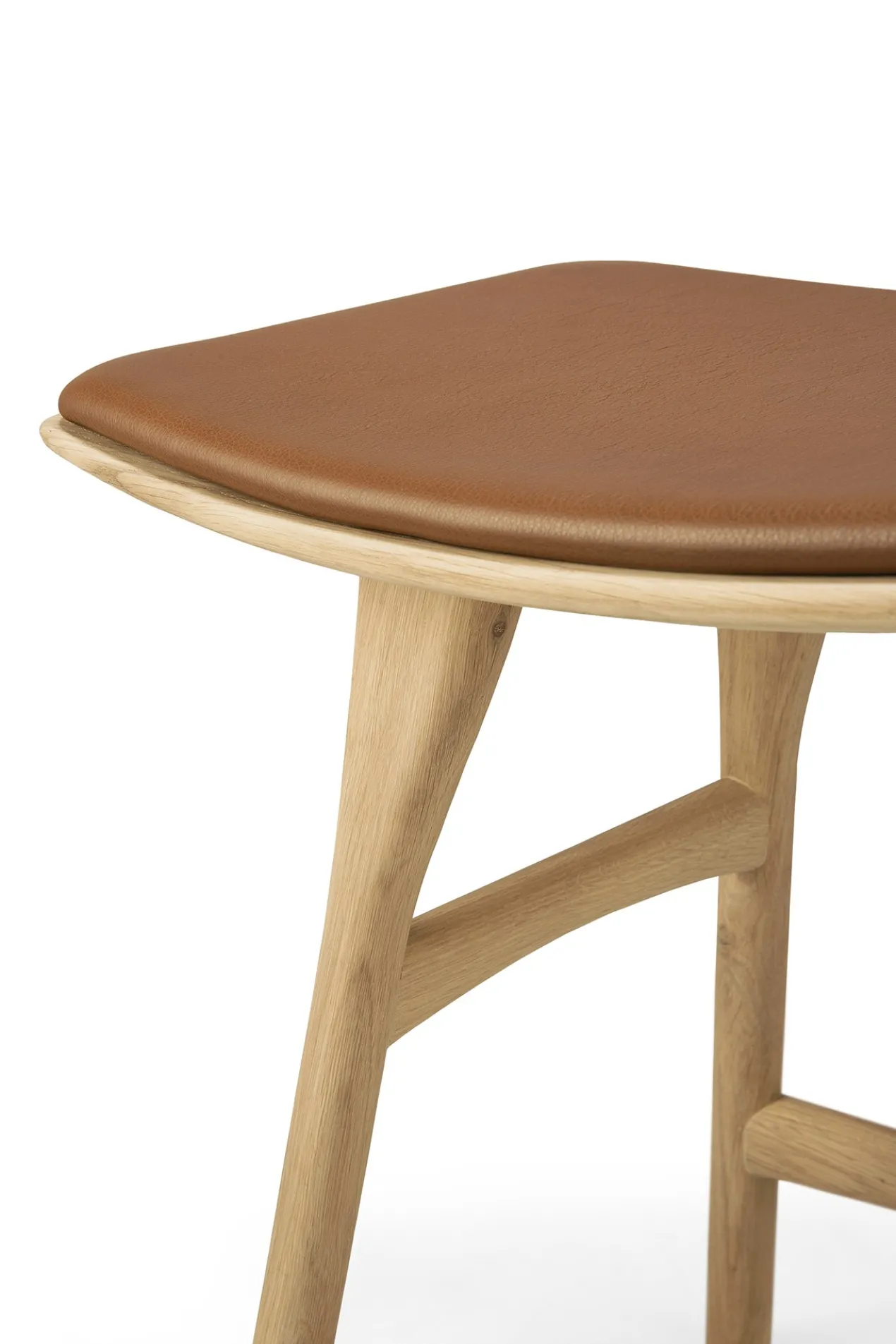 Osso kruk 45 - eiken - cognac leer
