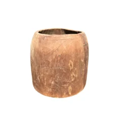 Oude pot hout 20x18 cm