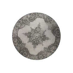 Outdoor carpet coventry round 280 black