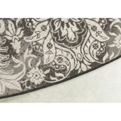 Outdoor carpet coventry round 280 black