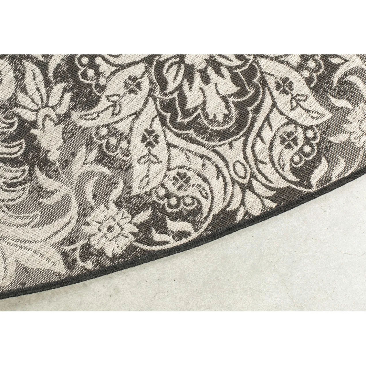 Outdoor carpet coventry round 280 black