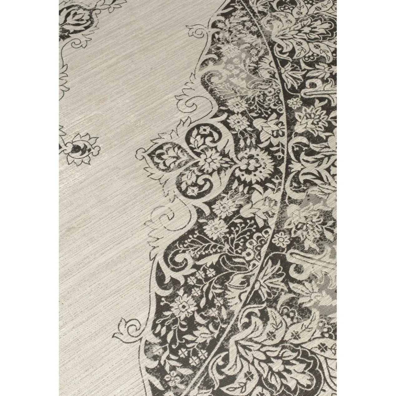 Outdoor carpet coventry round 280 black