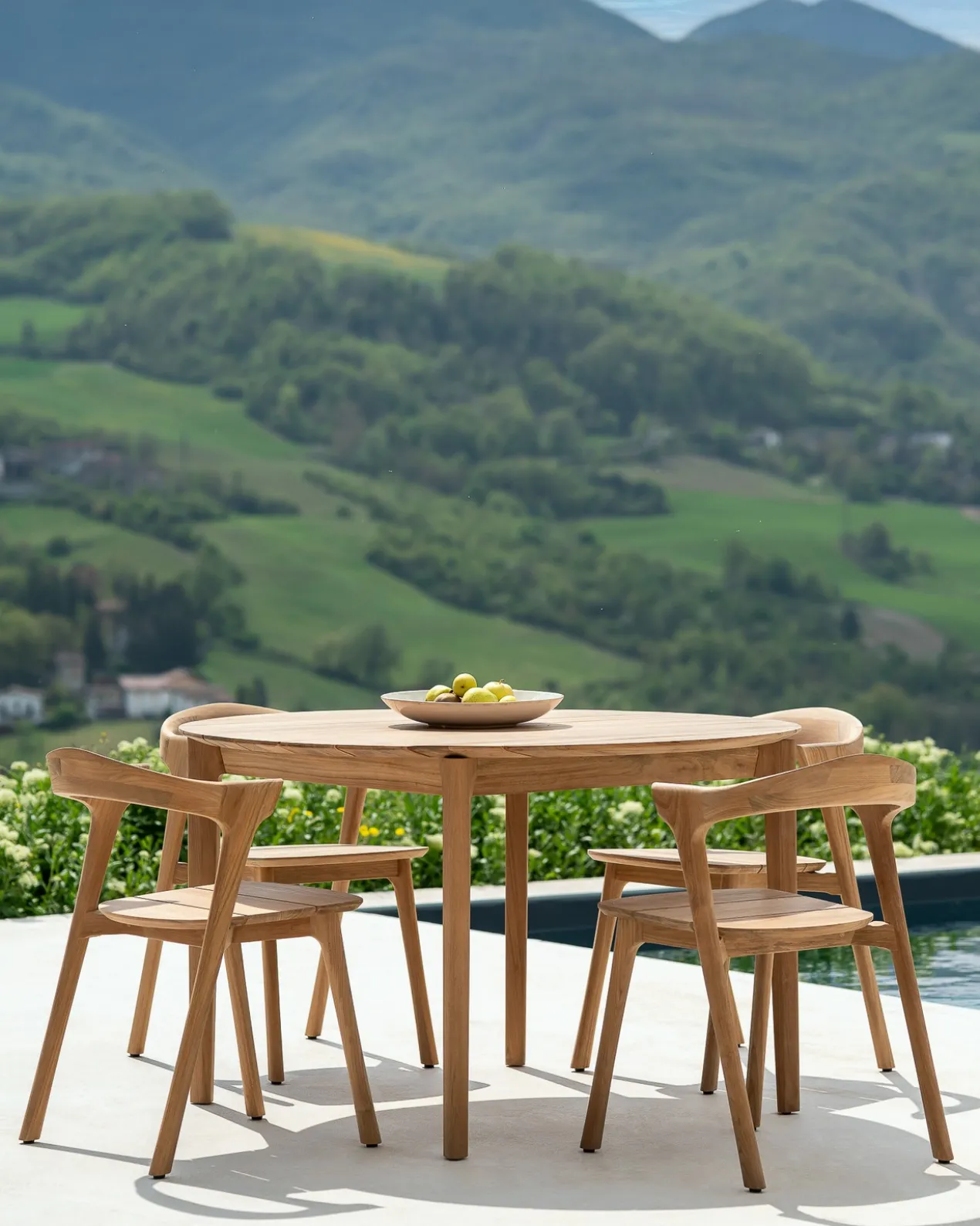 Outdoor - Tuintafel teak Bok rond 125