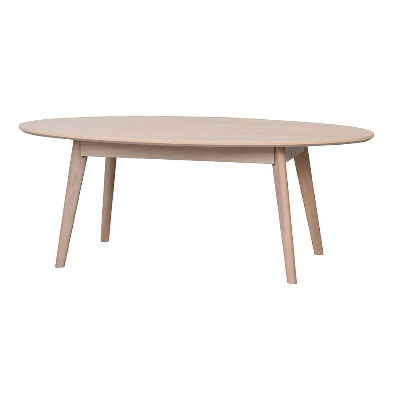 Ovale salontafel Yumi Whitewash
