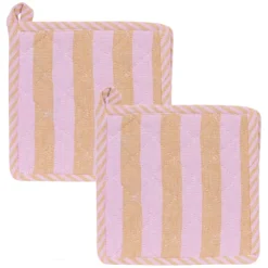 Pannenlap Emma lupine brown - set van 2