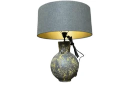 Papier-mache lampvoet uniek