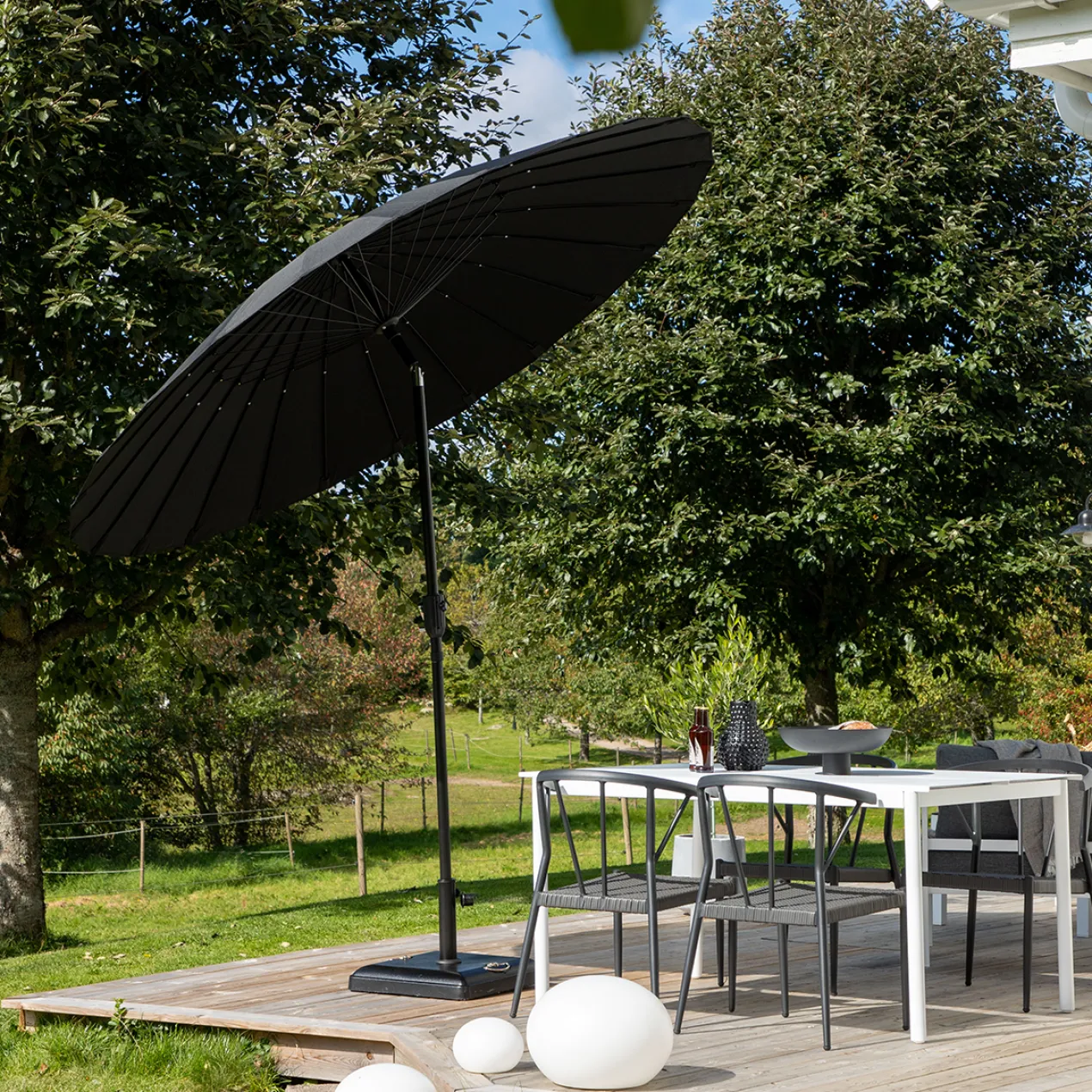 Parasol Einar Grijs