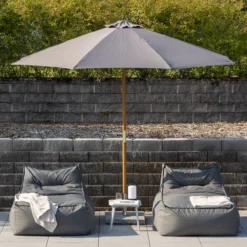 Parasol Yvan Grijs