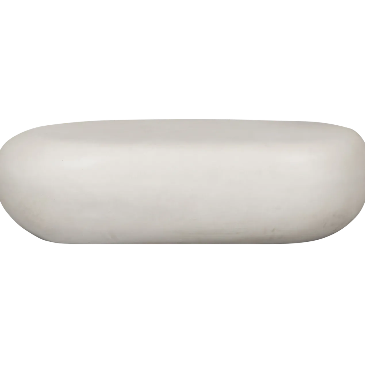 Pebble salontafel betonlook wit 28x100x43 cm