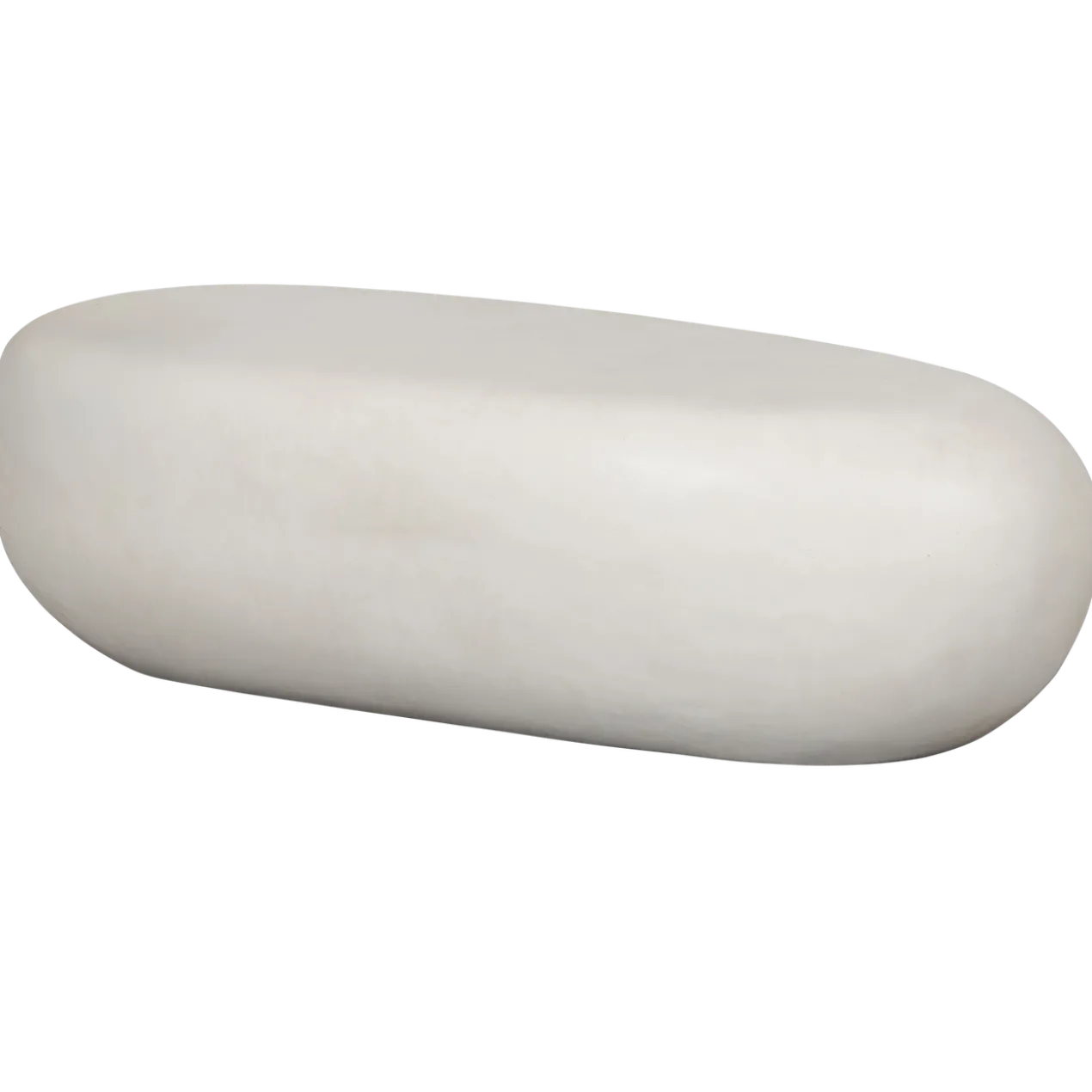 Pebble salontafel betonlook wit 28x100x43 cm