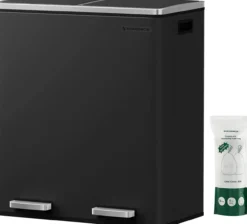Pedaalemmer Indusign - 60 liter Zwart - 2x 30 liter
