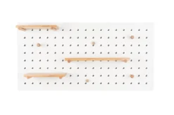 Pegboard bundy white