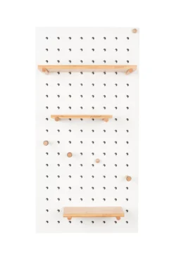 Pegboard bundy white