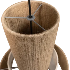 Pelle hanglamp touw naturel