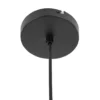 Pendant lamp Sombra double paper rope black