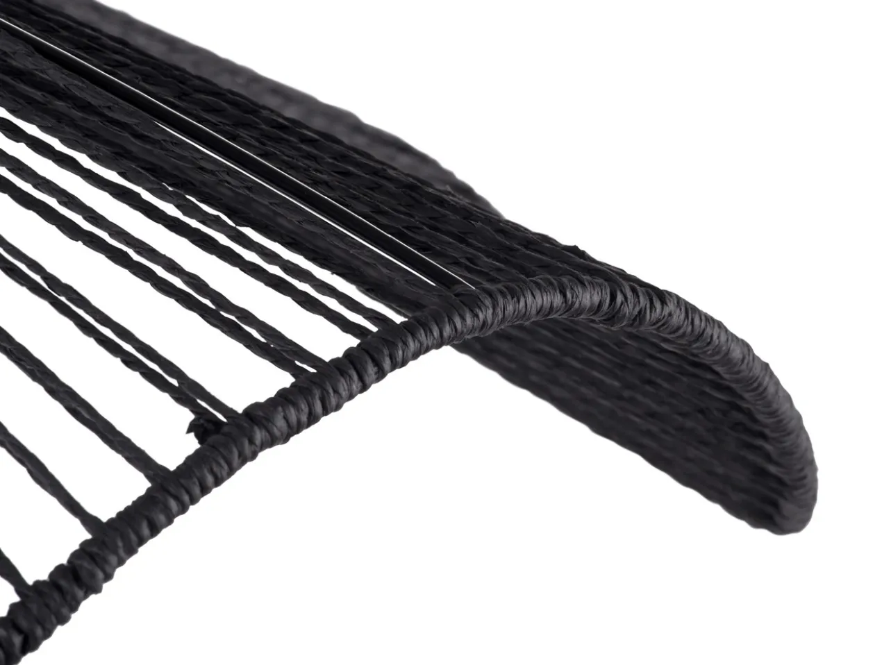 Pendant lamp Sombra paper rope black