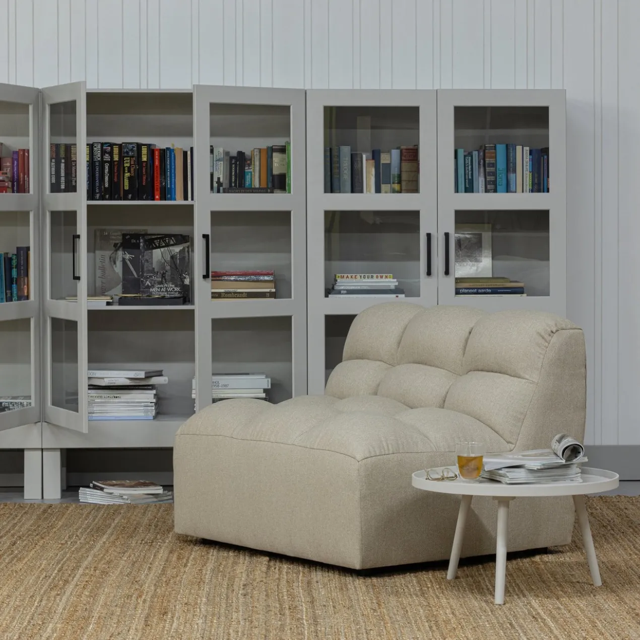Pepper fauteuil zand