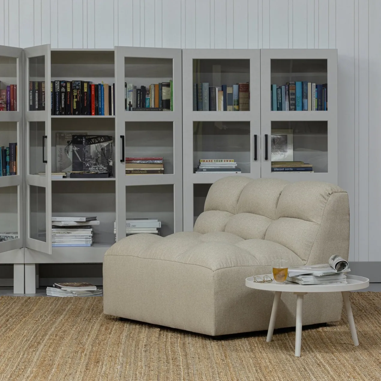 Pepper fauteuil zand