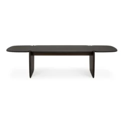 PI koffietafel 155x58 - mahonie donkerbruin