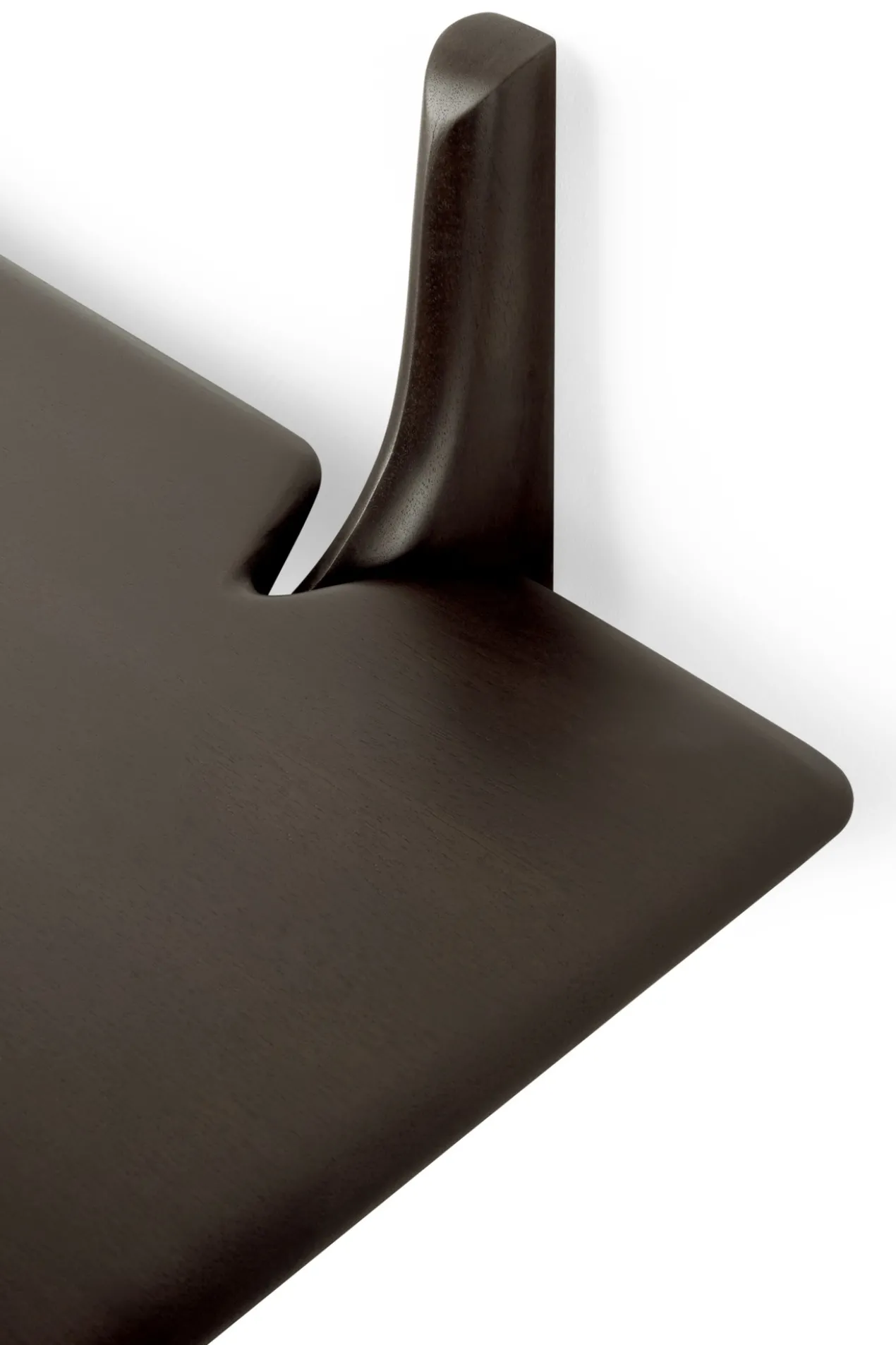 PI wandplank - 100cm - mahonie bruin