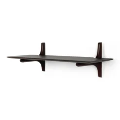 PI wandplank - 100cm - mahonie bruin