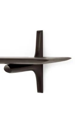PI wandplank - 100cm - mahonie bruin
