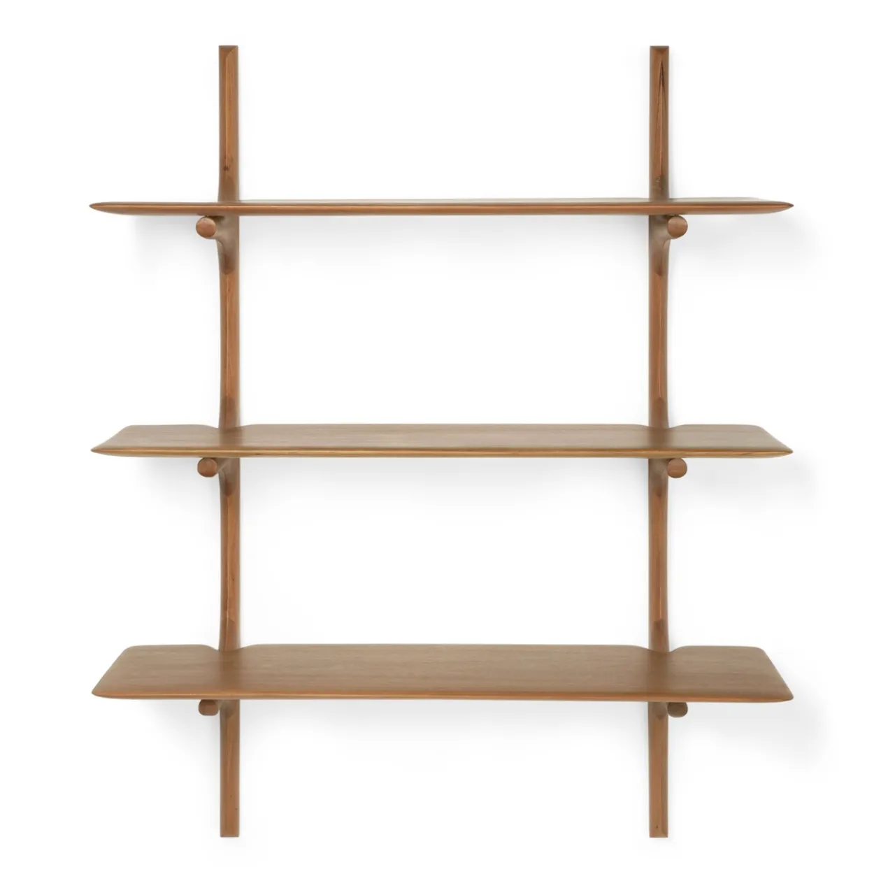 PI wandplank - 3 planken - mahonie