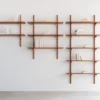 PI wandplank - 2 planken - mahonie