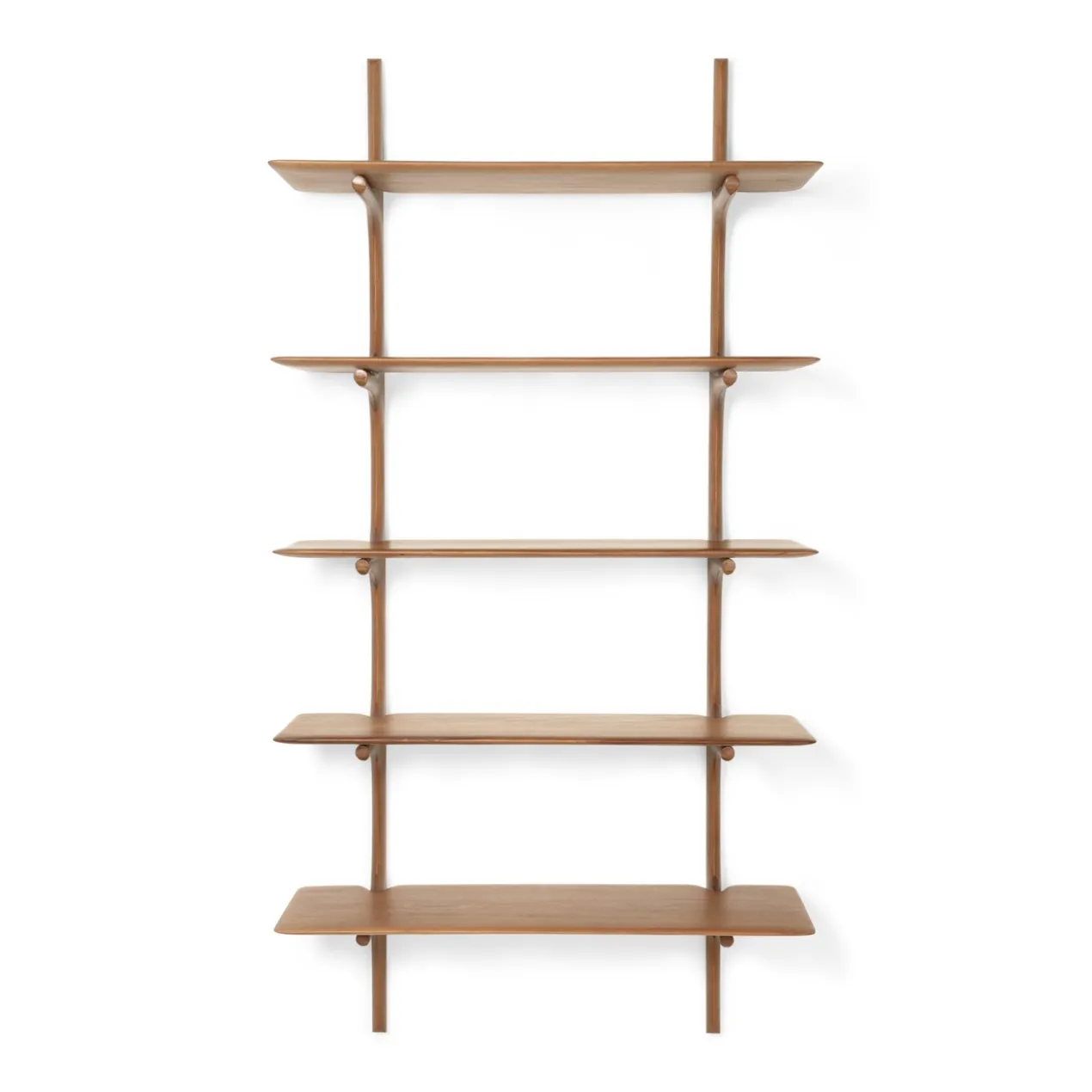 PI wandplank - 5 planken - mahonie