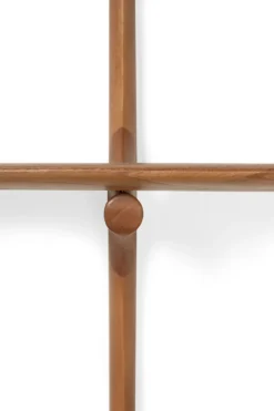 PI wandplank - 5 planken - mahonie