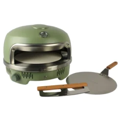 Pizzaoven Set Crustiq Groen