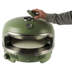 Pizzaoven Set Crustiq Groen