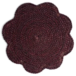Placemat Daisy bordeaux
