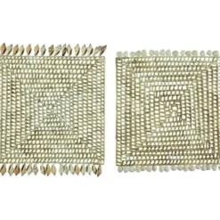 Placemat schelpen (2 stuks) Placemat schelpen kleine schelpen (2 stuks)