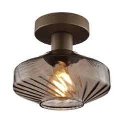 Plafondlamp Anouk Ø28 cm koffie