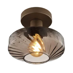 Plafondlamp Anouk Ø28 cm koffie