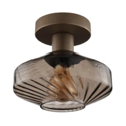 Plafondlamp Anouk Ø28 cm koffie