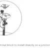 Plafondlamp Bolt sidefit install 2 armen daybreak rose