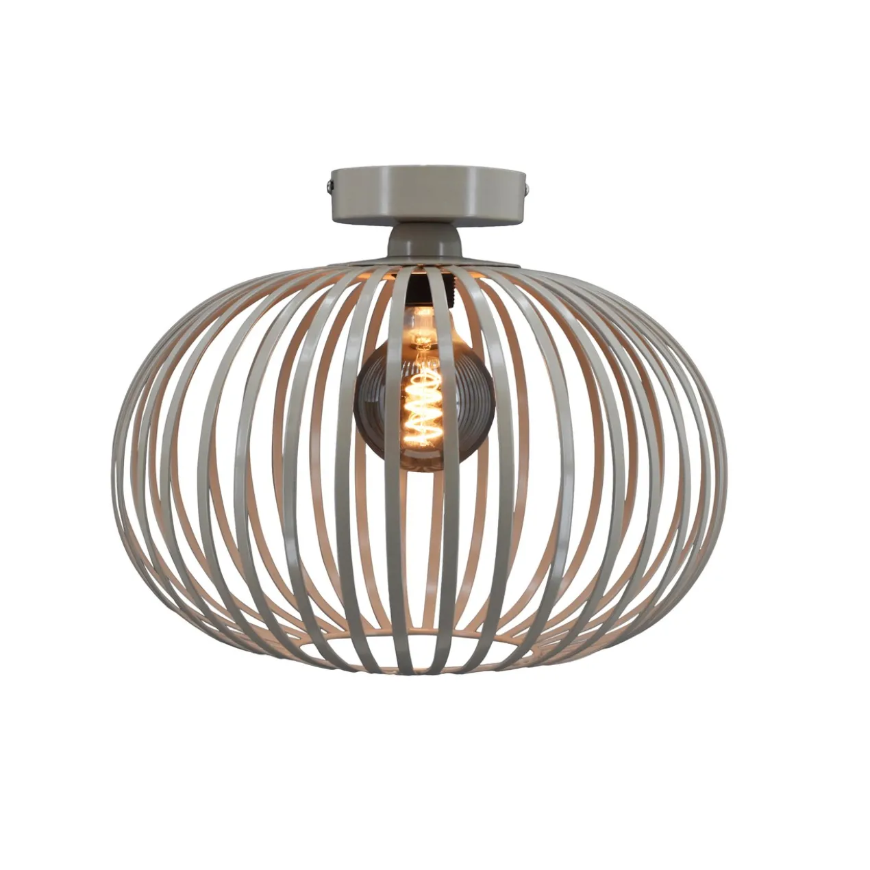 Plafondlamp Lido taupe medium