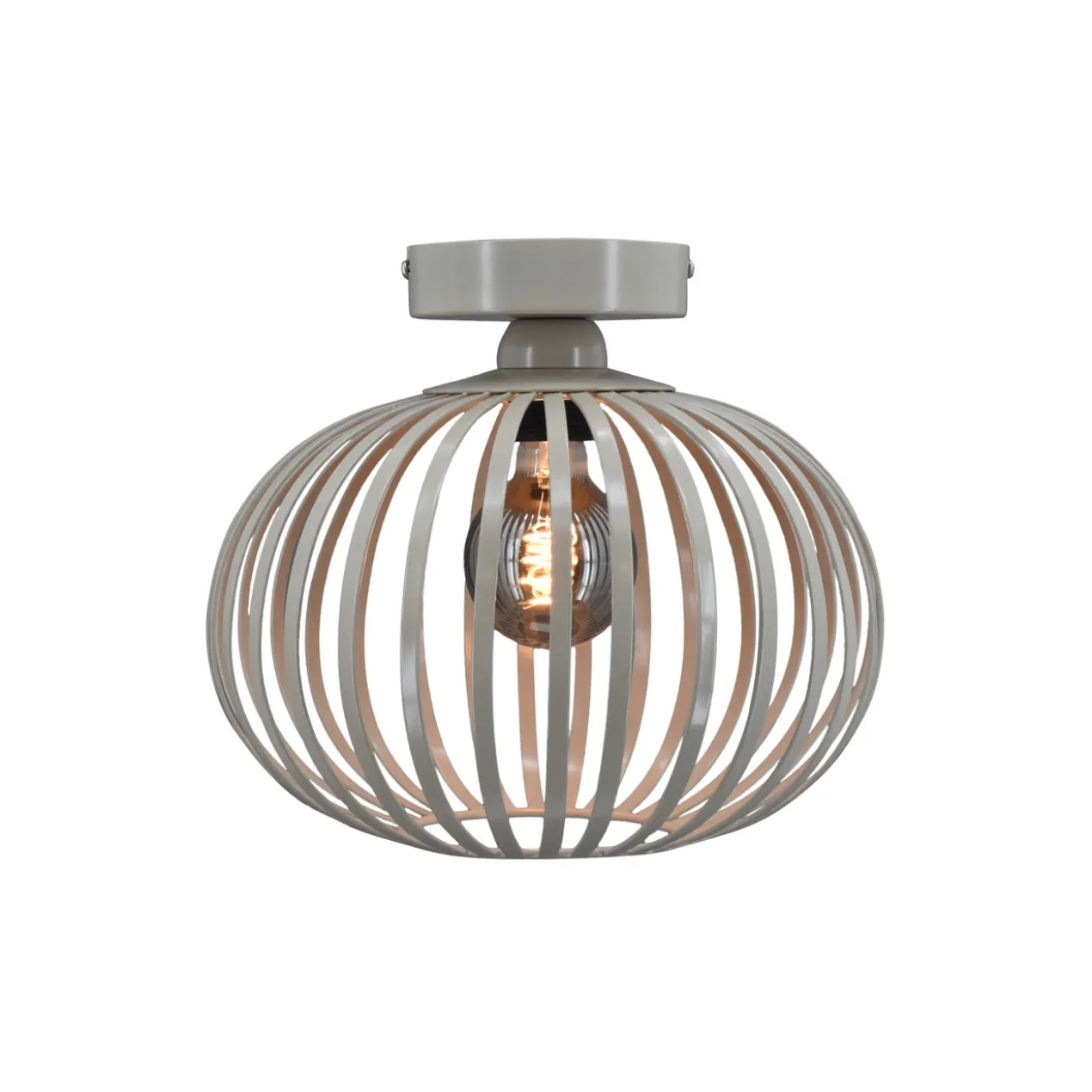 Plafondlamp Lido taupe small