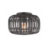 Plafondlamp Macca 34 cm Zwart