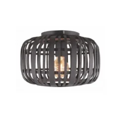 Plafondlamp Macca 34 cm Zwart