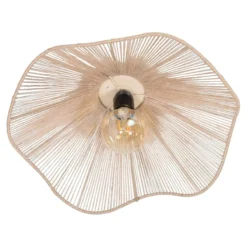 Plafondlamp Max bloem Ø40 cm naturel